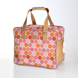 Large Weekender Luggage | Laminated Fabric with Genuine Leather