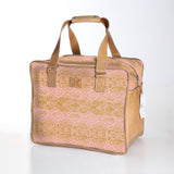Kids Large Weekender Luggage | Laminated Fabric with Genuine Leather