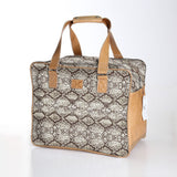 Kids Large Weekender Luggage | Laminated Fabric with Genuine Leather