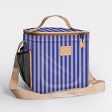 Lunch Box Cooler | Laminated Fabric with Genuine Leather | In Stock