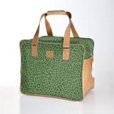 Kids Large Weekender Luggage | Laminated Fabric with Genuine Leather