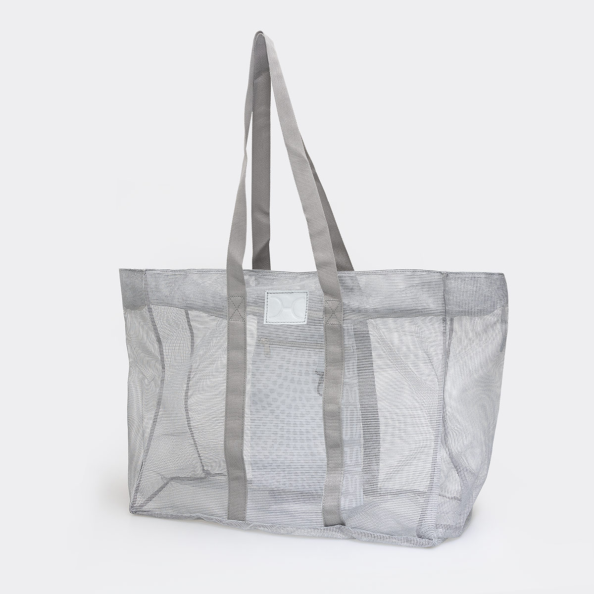 Meshie Large Beach Bag SILVER Thandana