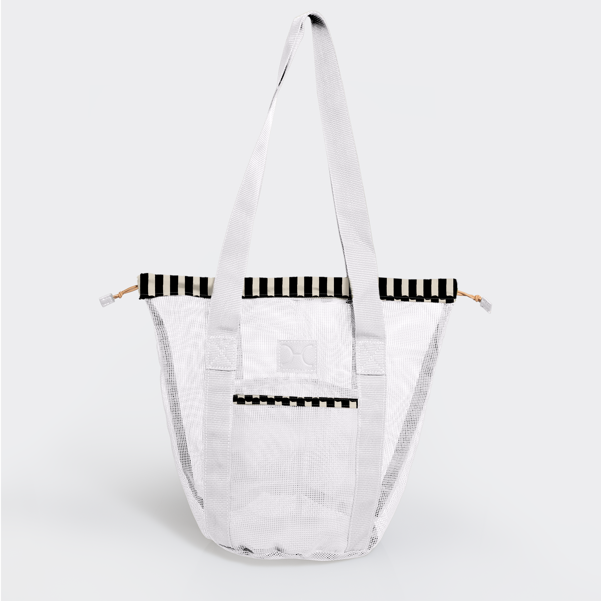 Meshie Bucket Bag | White