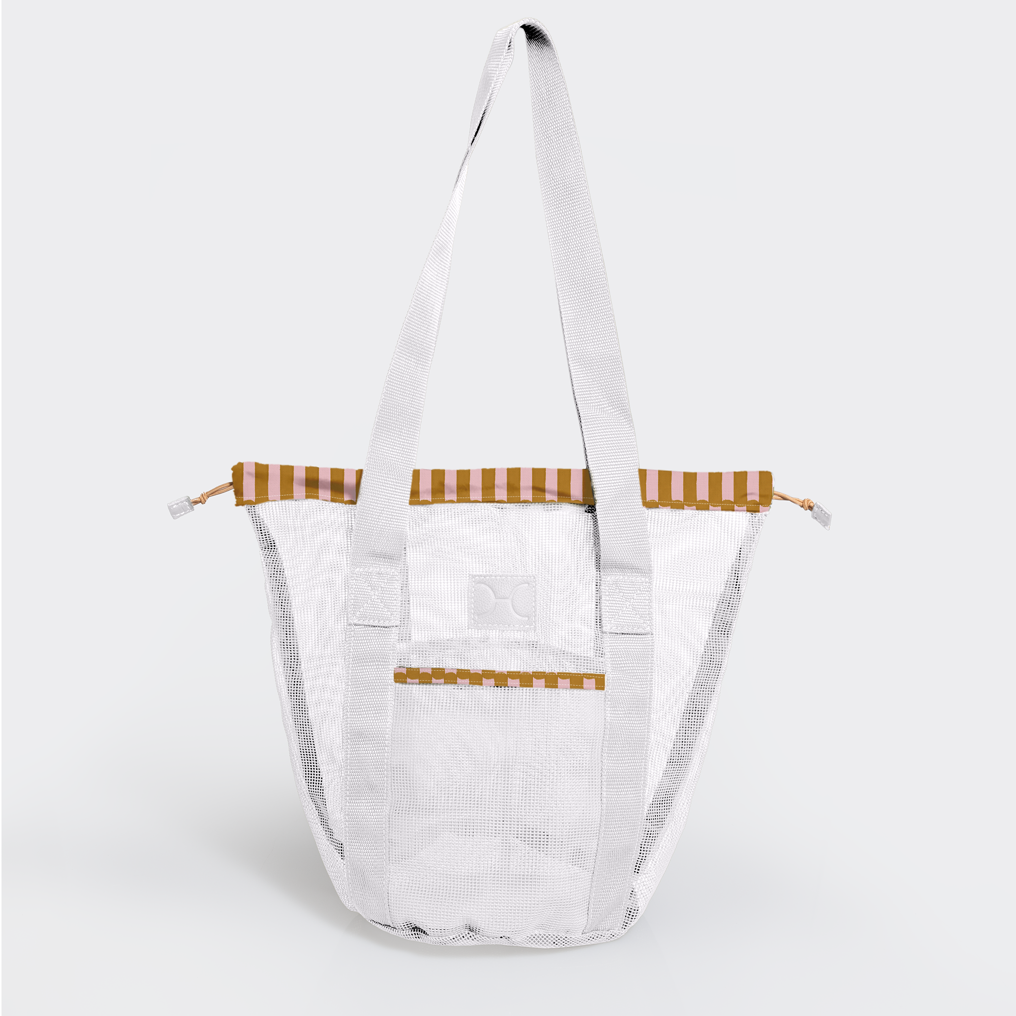 Meshie Bucket Bag | White