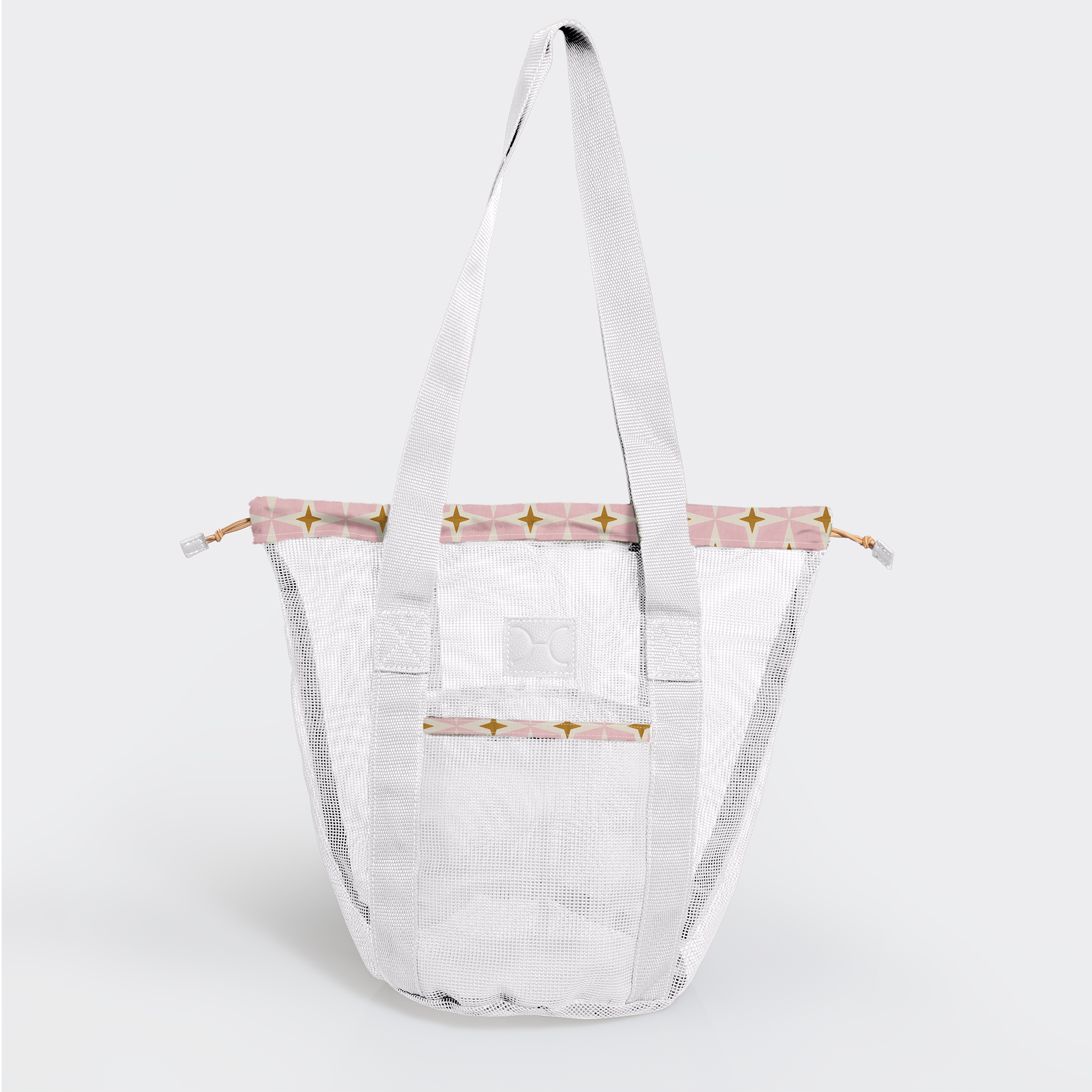 Meshie Bucket Bag | White