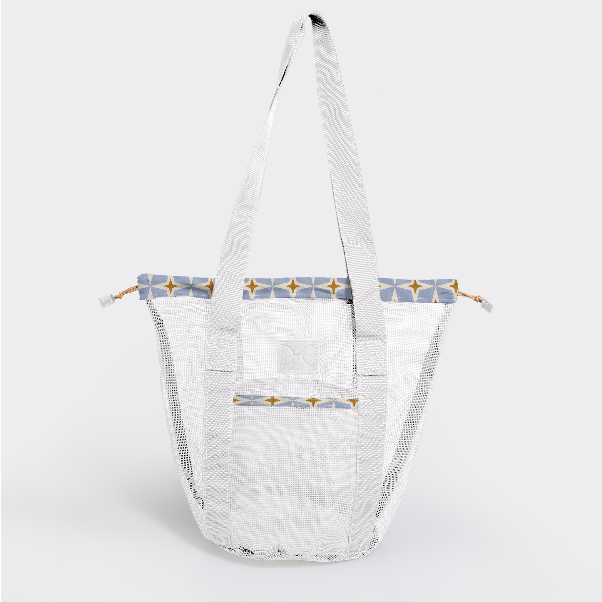 Meshie Bucket Bag | White