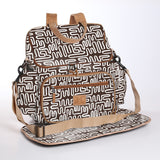 Baby Nappy Backpack Laminated Fabric RTS