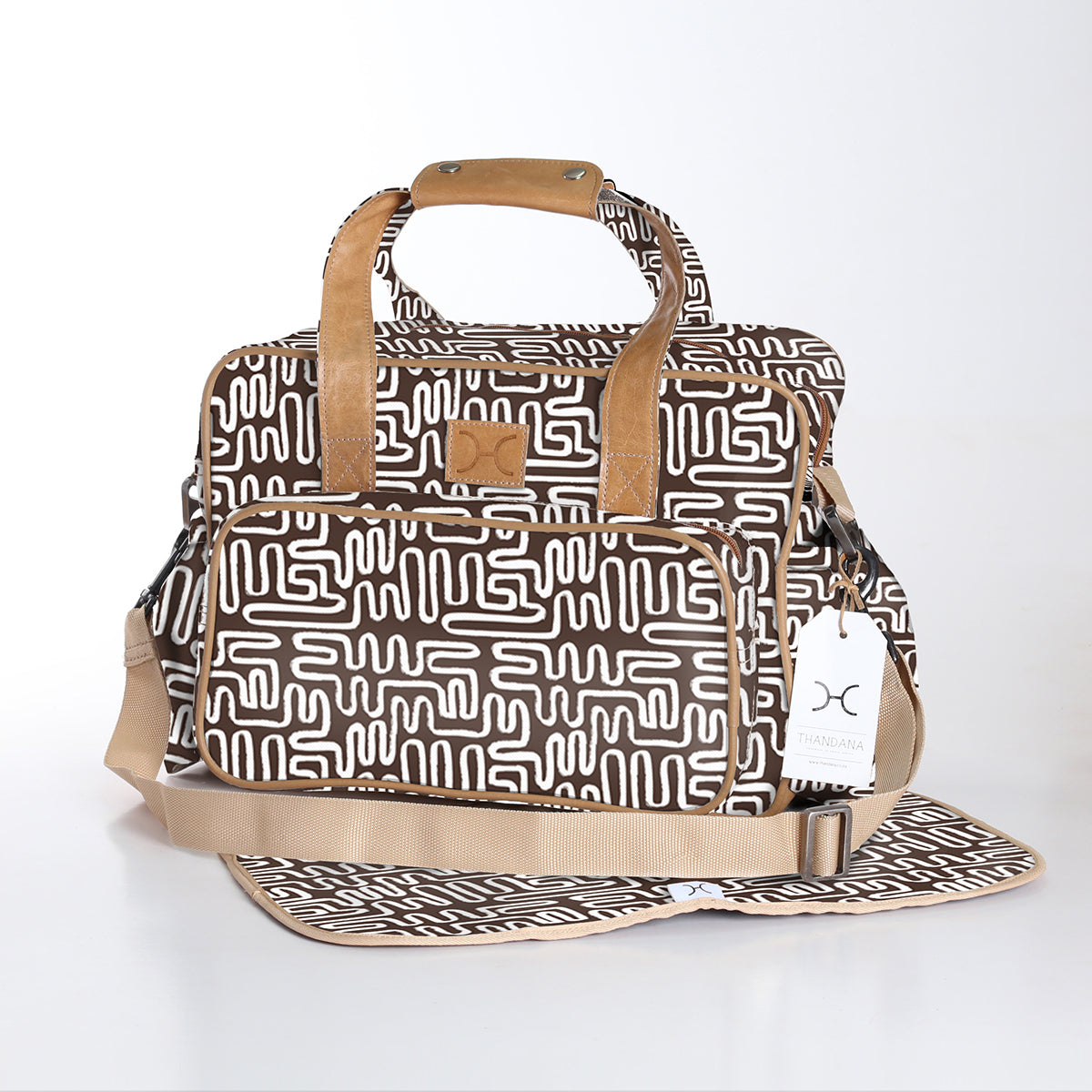 Baby Nappy Bag  | Laminated Fabric | RTS
