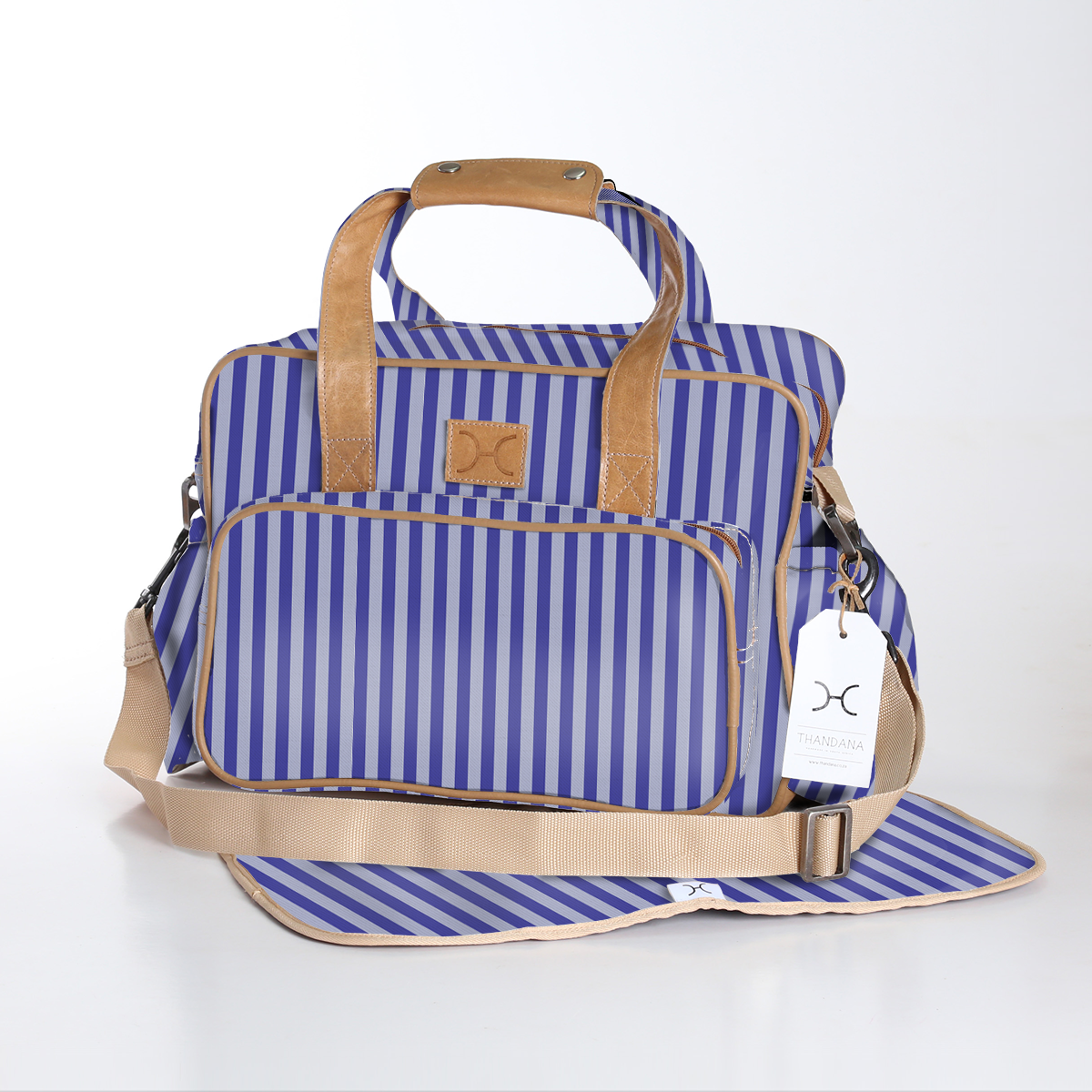 Baby Nappy Bag  | Laminated Fabric | RTS