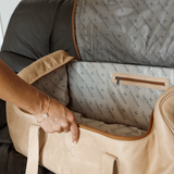 Wheelie Travel Bag Leather