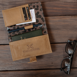 Travel Mini Wallet | Laminated Fabric with Genuine Leather