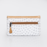 Women's Wallet | Laminated Fabric with Genuine Leather | In Stock
