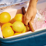 25L Box Cooler | Wax Canvas with Genuine Leather & Hard Inner Bin