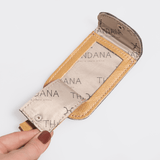 Luggage Tag | Wax Canvas with Genuine Leather | Corporate