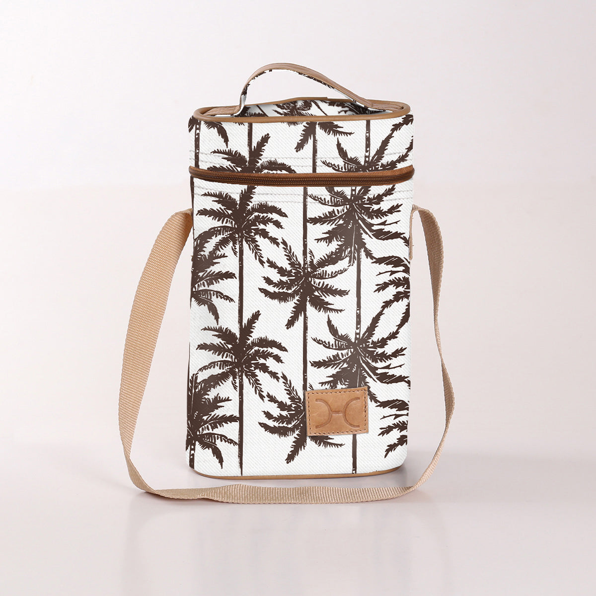 Wine Cooler Double | Laminated Fabric with Genuine Leather | In Stock