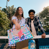 Accessory Pouches 3in1 | Laminated Fabric Pouch by Thandana