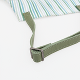 Apron | Laminated Fabric with Genuine Leather Pouch Kitchen Apron by Thandana