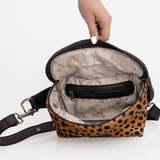 Ari Bumbag | Faux Fur Genuine Leather Handbag by Thandana