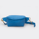 Ari Bumbag | Genuine Leather Electric Blue / Gunmetal (default) Handbag by Thandana