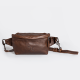Ari Bumbag | Genuine Leather Tobac / Gunmetal (default) Handbag by Thandana