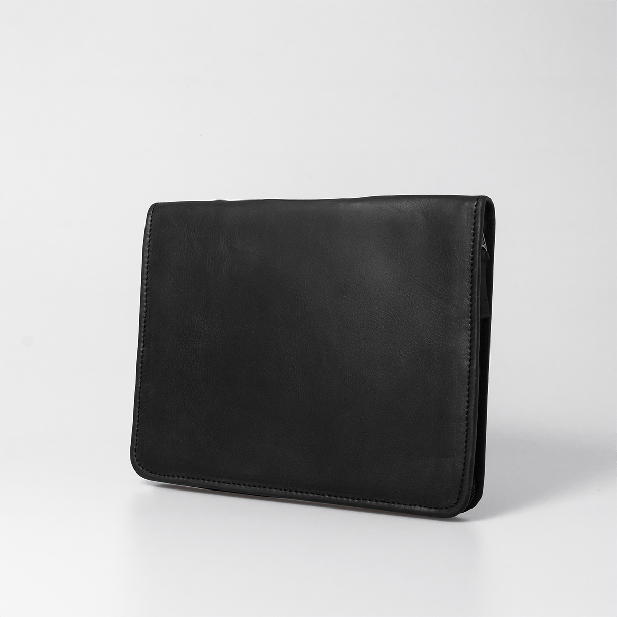B5 Notebook Hardcover | Genuine Leather Black Leather Notebook Cover by Thandana