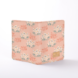B5 Notebook Hardcover | Laminated Fabric Crazy Daisy - Blush / Chunky Zip Notebook Cover by Thandana
