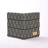 B5 Notebook Hardcover | Laminated Fabric Indie - Pitch / Chunky Zip Notebook Cover by Thandana