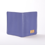 B5 Notebook Hardcover | Laminated Fabric Linear - Jet / Chunky Zip Notebook Cover by Thandana