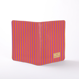 B5 Notebook Hardcover | Laminated Fabric Linear - Preppy / Chunky Zip Notebook Cover by Thandana