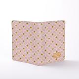 B5 Notebook Hardcover | Laminated Fabric Nova - Blush / Chunky Zip Notebook Cover by Thandana