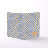 B5 Notebook Hardcover | Laminated Fabric Nova - Mist / Chunky Zip Notebook Cover by Thandana