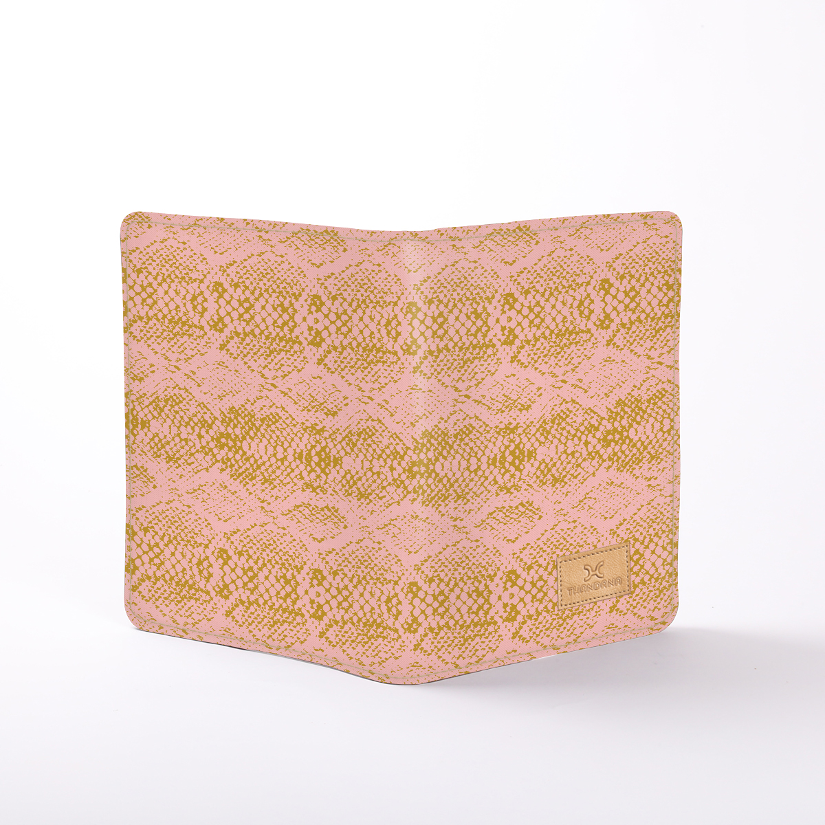 B5 Notebook Hardcover | Laminated Fabric Python - Bloom / Chunky Zip Notebook Cover by Thandana