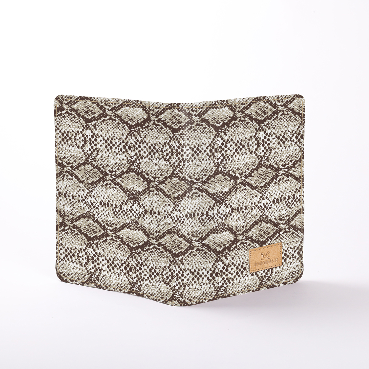 B5 Notebook Hardcover | Laminated Fabric Python - Moody / Chunky Zip Notebook Cover by Thandana