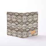 B5 Notebook Hardcover | Laminated Fabric Python - Moody / Chunky Zip Notebook Cover by Thandana