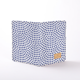 B5 Notebook Hardcover | Laminated Fabric Scale Away with me - Dazzling Blue / Chunky Zip Notebook Cover by Thandana