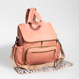 Baby Changing Backpack | Genuine Leather Nappy Bag by Thandana