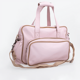 Baby Changing Bag | Genuine Leather Blush Leather Nappy Bag by Thandana