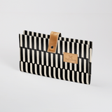 Baby changing wallet | laminated fabric with genuine leather - indie - pitch - nappy wallet fabric