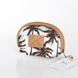 Baby Dummy Bag | Laminated Fabric with Genuine Leather Make Up Fabric Bag by Thandana