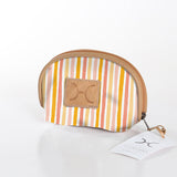 Baby Dummy Bag | Laminated Fabric with Genuine Leather Make Up Fabric Bag by Thandana