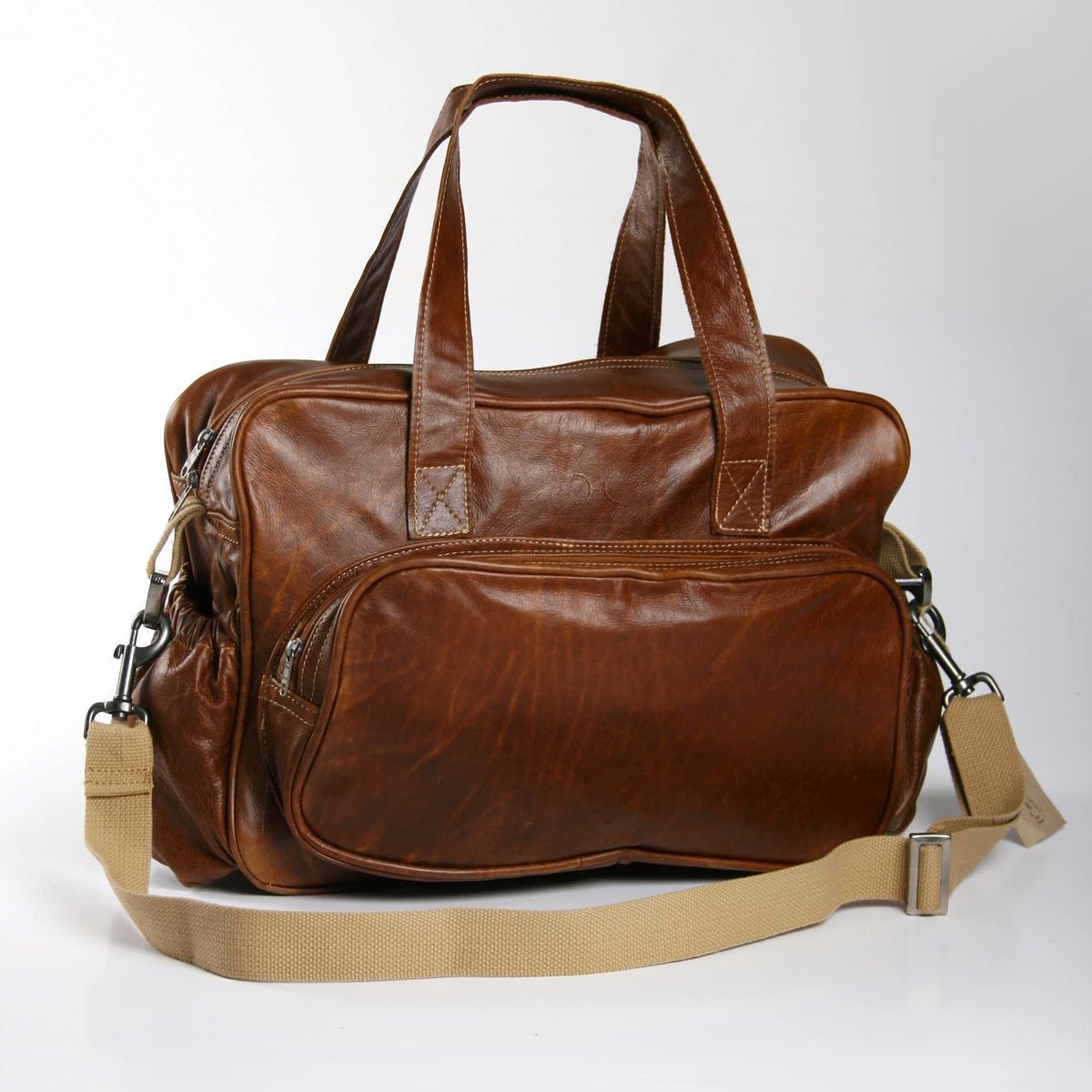 Baby Nappy Bag Leather RTS - Thandana UK