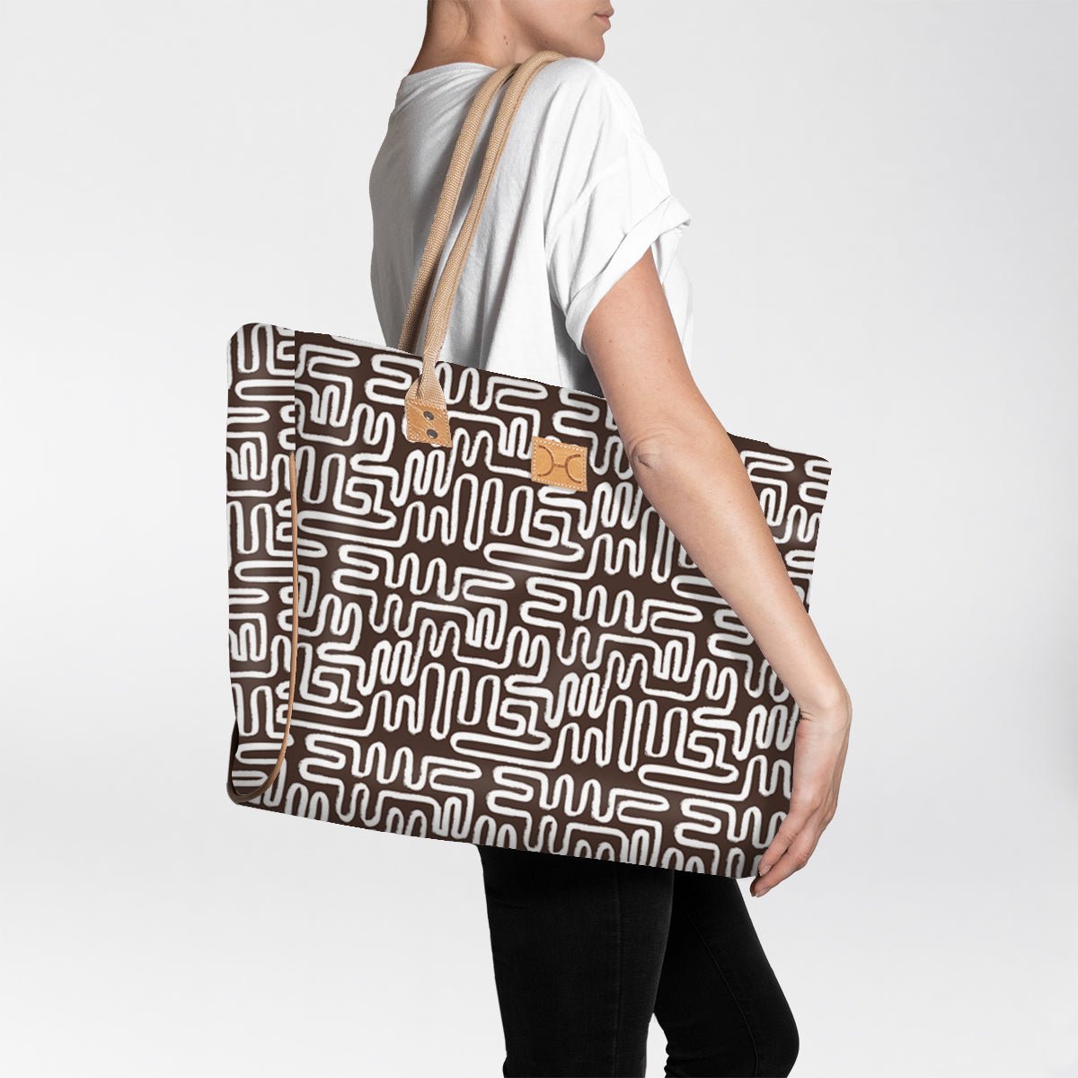 Beach Large Bag Laminated Fabric RTS - Thandana UK