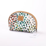 Big Mouth Bag | Laminated Fabric Confetti - All About / Chunky Zip Make Up Fabric Bag by Thandana