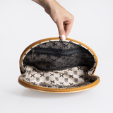 Big Mouth Extender Bag | Laminated Fabric Make Up Fabric Bag by Thandana