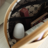 Big Mouth Extender Bag | Laminated Fabric Make Up Fabric Bag by Thandana