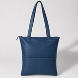 Book Bag Original | Genuine Leather Aqua Leather Handbag by Thandana