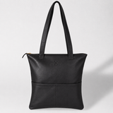 Book Bag Original | Genuine Leather Black Leather Handbag by Thandana