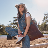 Book Bag Original | Genuine Leather Handbag by Thandana