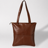 Book Bag Original | Genuine Leather Tobac Leather Handbag by Thandana