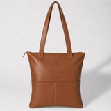Book Bag Original | Genuine Leather Toffee Leather Handbag by Thandana